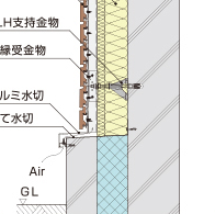 基礎部垂直断図