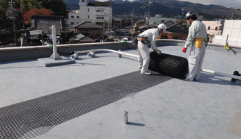 ルーフマット断熱工法 施工例