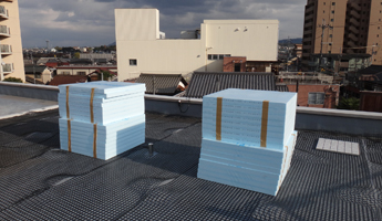 ルーフマット断熱工法 施工例