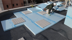 ルーフマット断熱工法 施工例