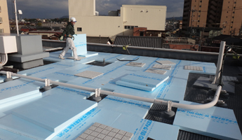 ルーフマット断熱工法 施工例